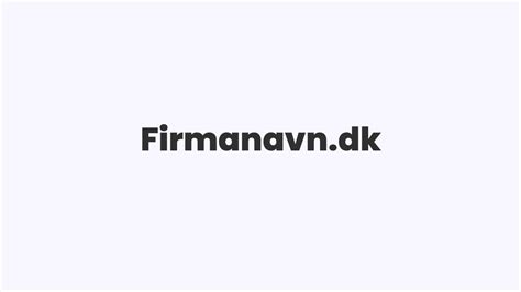 firmanavn generator|forslag til firmanavn.